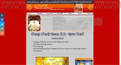 Desktop Screenshot of ajmergharibnawaz.com